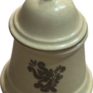 Vintage Pfaltzgraff Village Stoneware Sugar Bowl with Lid